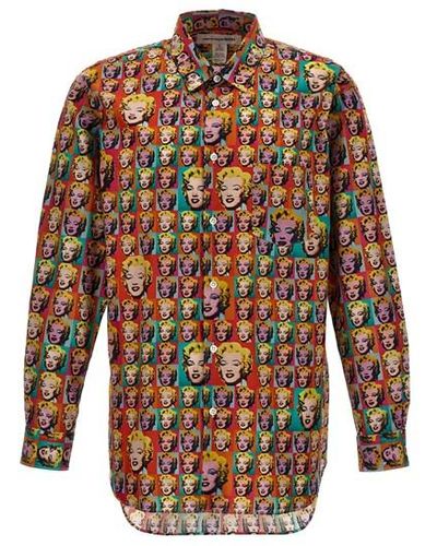Comme des Garçons Camicia 'Andy Warhol' - Multicolore
