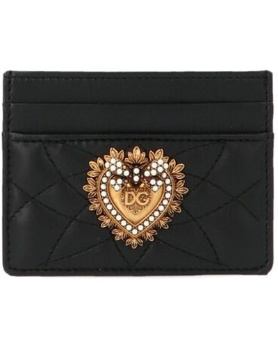 Dolce & Gabbana 'devotion' Card Holder - Black