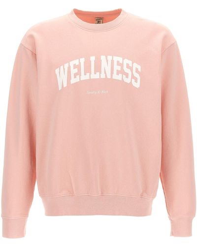 Sporty & Rich Sweatshirt "Wellness" - Pink