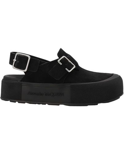 Alexander McQueen 'mount Slick' Sandals - Black