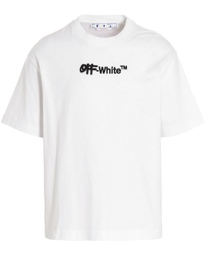 Off-White c/o Virgil Abloh 'spray Helvetica' T-shirt - Multicolour