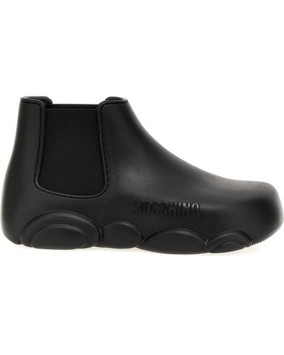 Moschino 'gummy' Ankle Boots - Black