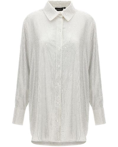 retroféte 'maddox' Shirt Dress - White