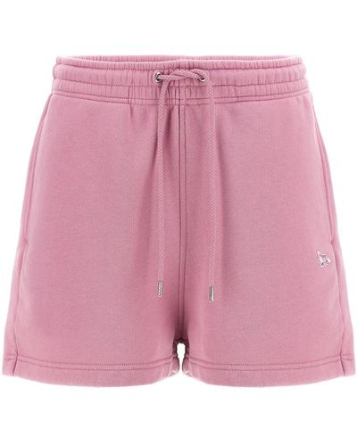 Maison Kitsuné Shorts "Baby Fox" - Pink