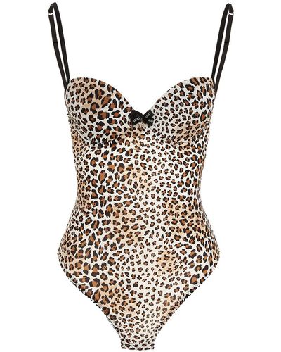 Liu Jo Animal Print Bodysuit - Multicolour