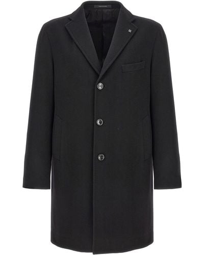 Tagliatore Single-breasted Coat - Black