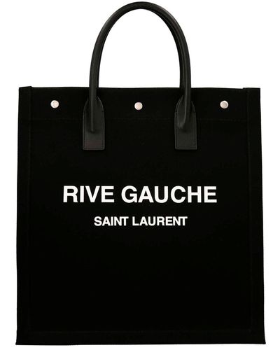 Saint Laurent Einkaufstasche "Rive Gauche North/South" - Schwarz