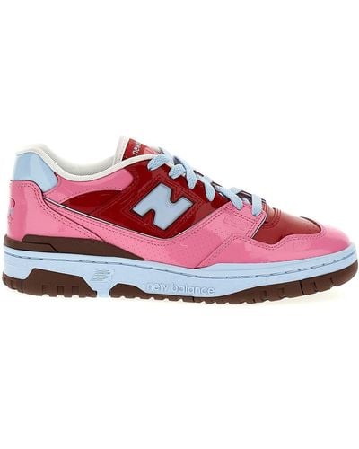 New Balance '550' Trainers - Red