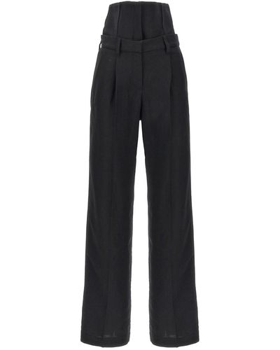 Brunello Cucinelli Corset Insert Trousers - Black