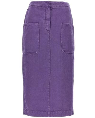 Max Mara 'cardiff' Skirt - Purple