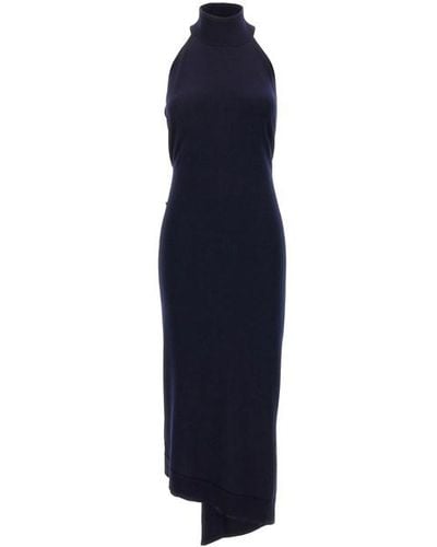 Fendi Knitted Long Dress - Blue