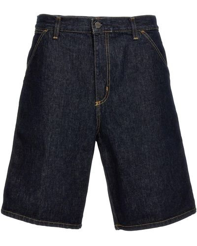 Carhartt 'single Knee' Bermuda Shorts - Blue
