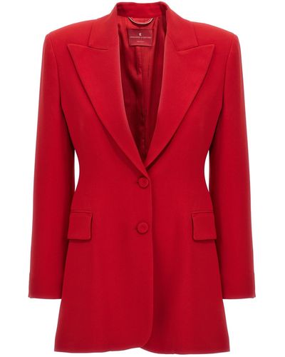 Ermanno Scervino Single-breasted Blazer - Red