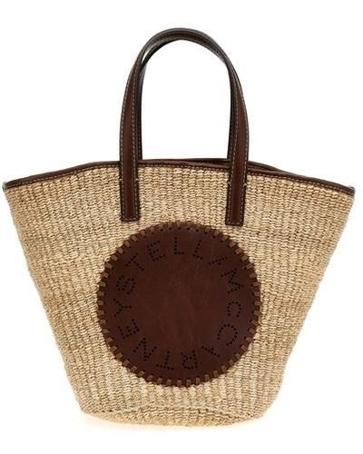 Stella McCartney 'eco Abaca Basket' Handbag - Brown