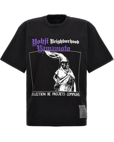 Yohji Yamamoto 'neighborhood' T-shirt - Black