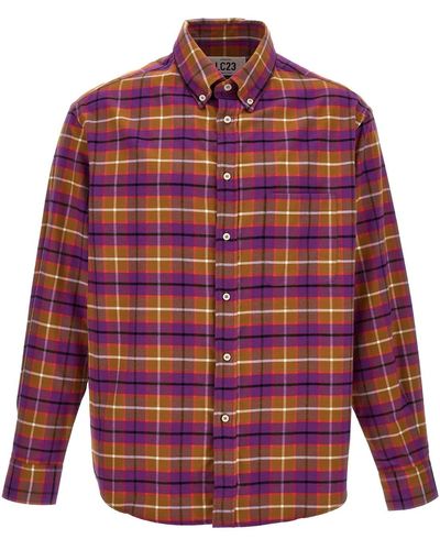 LC23 'check Flannel' Shirt - Red