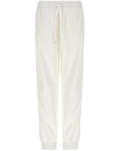 Herno Technical Fabric Sweatpants - White
