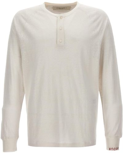 Golden Goose 'ludovico' Polo Shirt - White