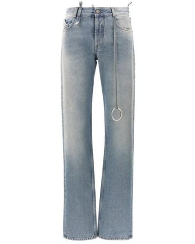 The Attico Jeans con cintura - Blu