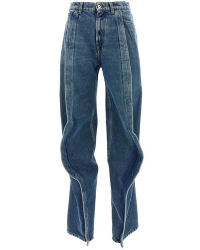 Y. Project Jeans 'Evergreen Banana Jeans' - Blu