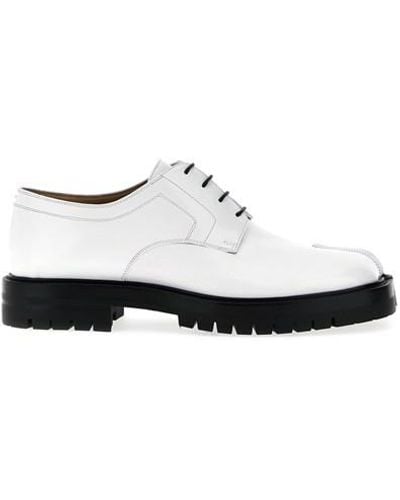 Maison Margiela 'taby Country' Lace Up Shoes - White
