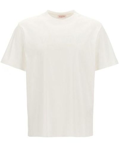 Valentino Garavani T-shirt stampa logo - Bianco