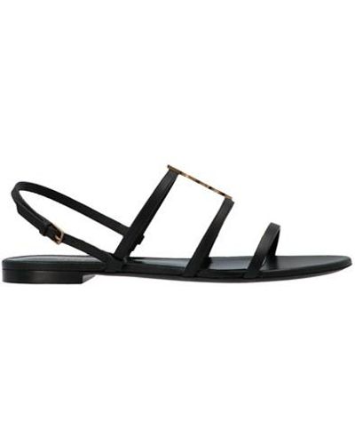 Saint Laurent 'cassandra' Sandals - Black