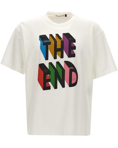 Undercover T-Shirt "The End" - Weiß