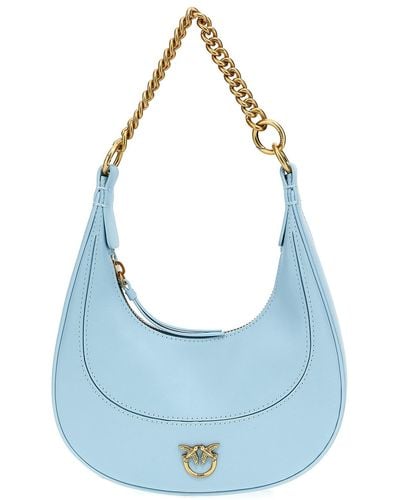 Pinko Handtasche "Mini Brioche Bag Hobo" - Blau