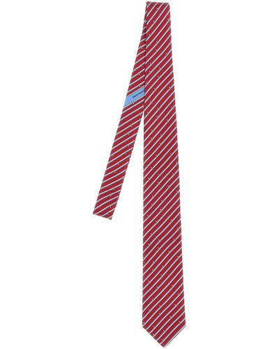 Ferragamo Krawatte "Tinta" - Rot