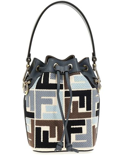 Fendi Bucket Bag "Mon Tresor" Mini - Schwarz