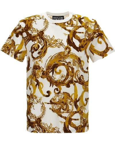 Versace All Over Print T-shirt - Metallic