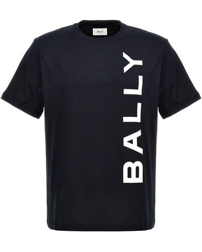 Bally Logo Print T-shirt - Black