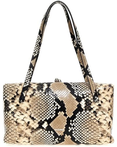 Jil Sander 'goji Pillow' Small Handbag - Metallic