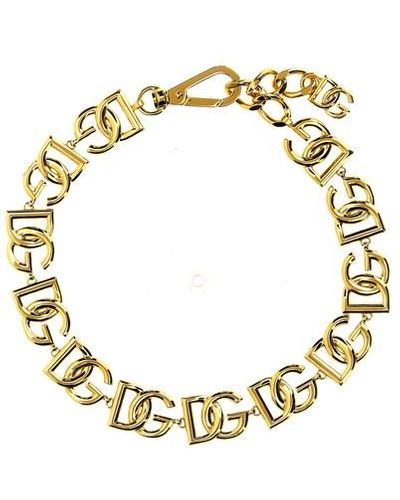Dolce & Gabbana 'dg' Necklace - Metallic