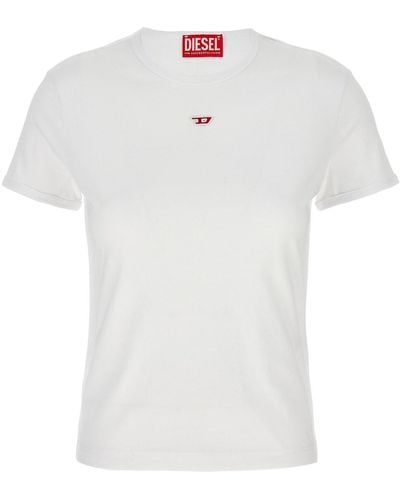 DIESEL 't-uncutie-long-d' T-shirt - White