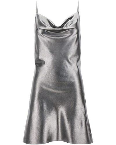 ROTATE BIRGER CHRISTENSEN 'slip Dress' Mini Dress - Gray