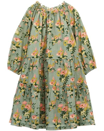 Bonton Floral Dress - Green