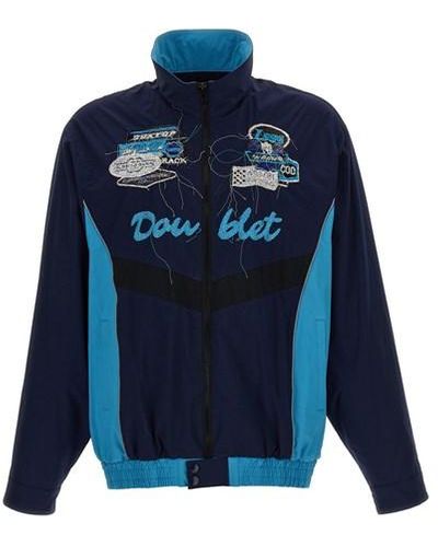 Doublet 'a.i. Patches Embroidery' Jacket - Blue