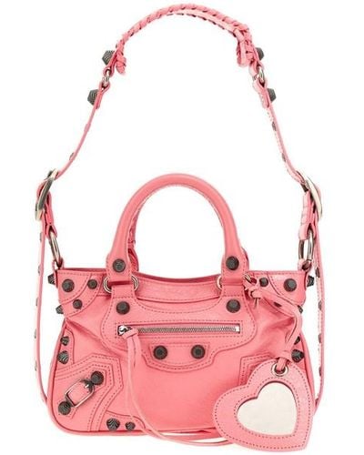 Balenciaga 'cagole Tote' Small Handbag - Pink