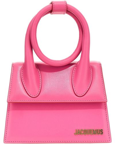 Jacquemus Handtasche "Le Chiquito Noeud" - Pink