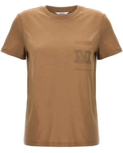 Max Mara 'papaia' T-shirt - Brown