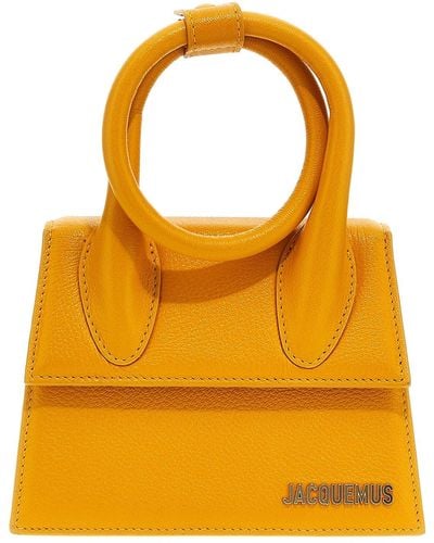 Jacquemus 'le Chiquito Noeud' Handbag - Orange