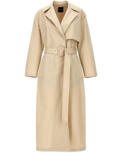 Theory Langer Trenchcoat - Natur