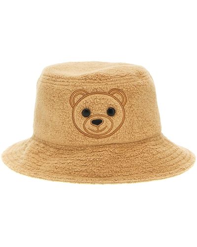Moschino 'teddy' Bucket Hat - Natural