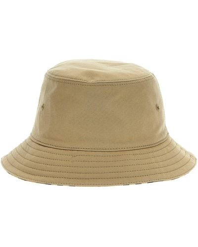 Burberry Reversible Bucket Hat - Natural