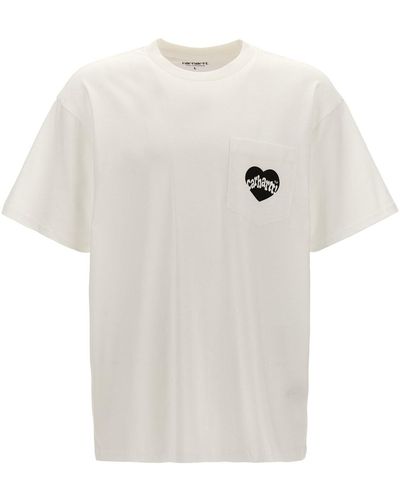Carhartt 'amour Pocket' T-shirt - White