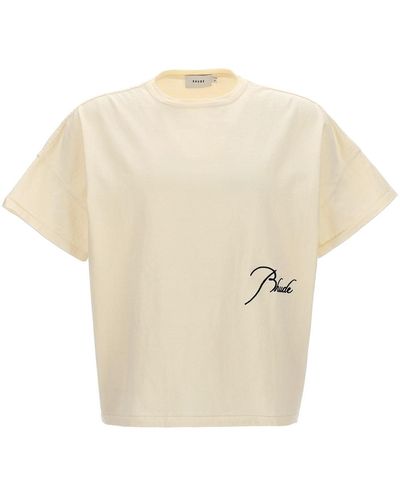 Rhude Reverse"-T-Shirt - Weiß