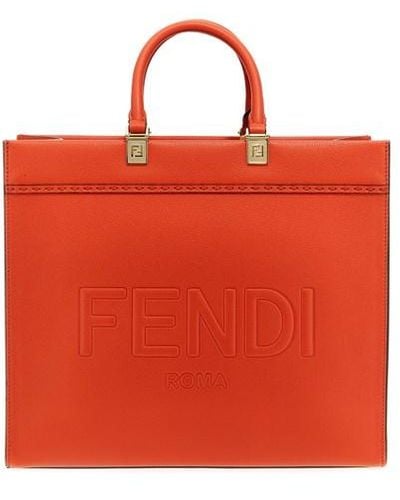 Fendi Shopping ' Sunshine' media - Rosso