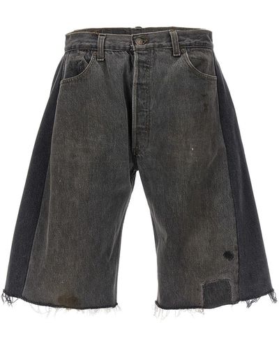 B Sides Bermuda-Shorts "Vintage Lasso" - Grau